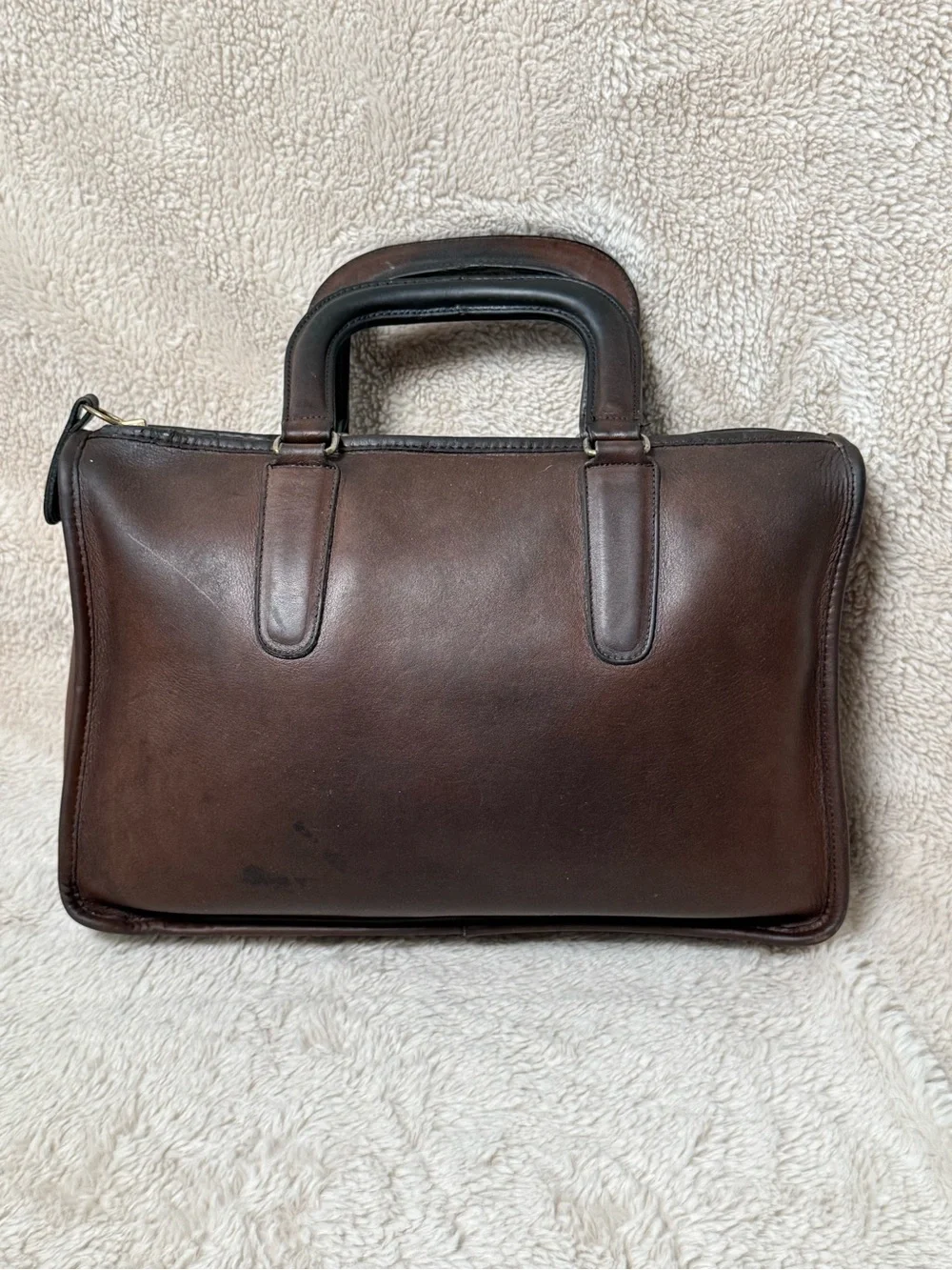 Coach VINTAGE 1970s Slim Satchel Standard #9430 Glue In Tag New York City VGUC